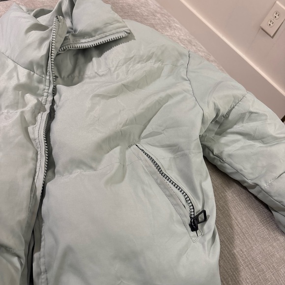 Light Green Drawstring Jacket - Picture 4 of 5